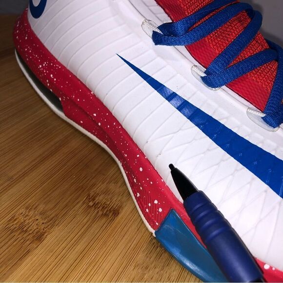 Nike Zoom KD VI 6 Paris Tribute Sneakers 599424-102 Men’s Size 8 RARE Basketball